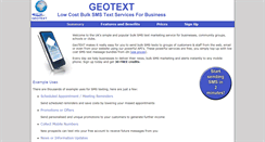 Desktop Screenshot of geotext.co.uk